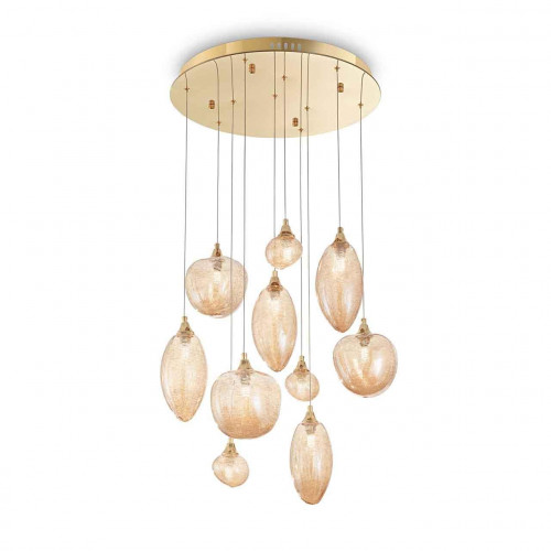 подвесная люстра ideal lux baco sp10 ottone в Ижевске