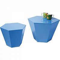 столик кофейный hexagon синий в Ижевске
