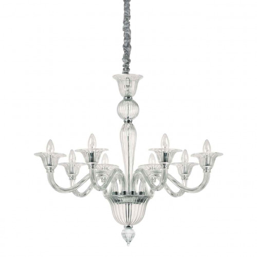 подвесная люстра ideal lux brigitta sp8 trasparente в Ижевске