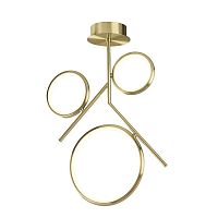 подвесная светодиодная люстра mantra olimpia oro 6581 золото в Ижевске