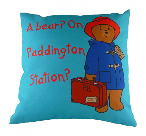 подушка с принтом paddington bear blue в Ижевске
