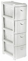 комод idea (м-пластика) ротанг узкий 4 секции (м 2814) в Ижевске
