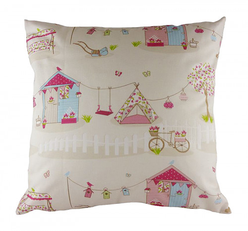 подушка с принтом summer holiday pink в Ижевске