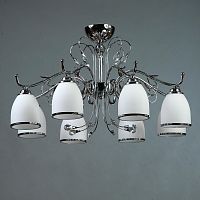 потолочная люстра brizzi tarragona ma02640c/008 chrome в Ижевске