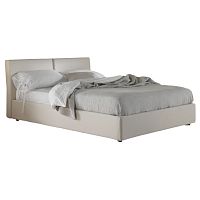 кровать двуспальная 160х200 белая из велюра dante в Ижевске