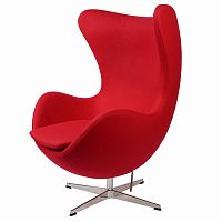 кресло arne jacobsen темно-красное в Ижевске