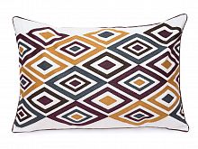 желтая декоративная подушка прямоугольная eclectic style ромбы в Ижевске