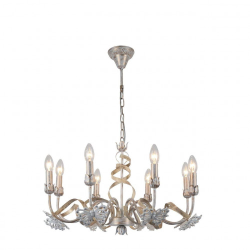 подвесная люстра arte lamp libellula a8626lm-8wg в Ижевске