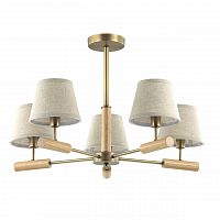 потолочная люстра lumion robin 3703/5c бежевая в Ижевске