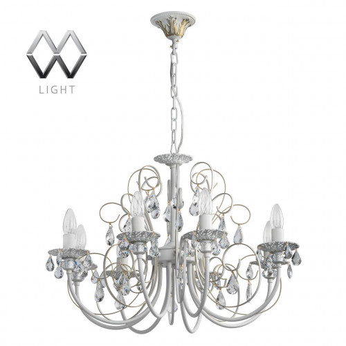 подвесная люстра mw-light свеча 301015308 белая в Ижевске