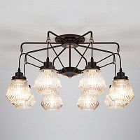 потолочная люстра eurosvet fregata 70078/8 черный в Ижевске