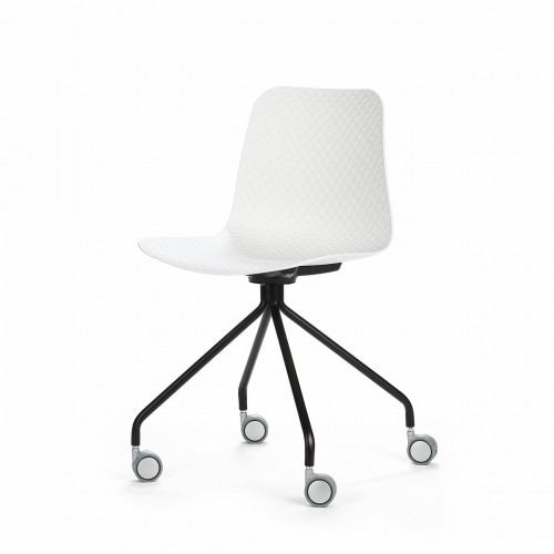 стул glide на колесиках белый в Ижевске
