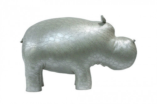 банкетка пуф бегемот деревянный каркас жемчужный в Ижевске