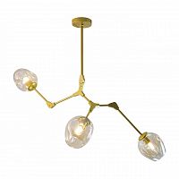 потолочная люстра kink light нисса 07512-3,33 янтарная в Ижевске