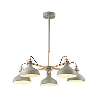 подвесная люстра odeon light lurdi 3330/5 серая в Ижевске