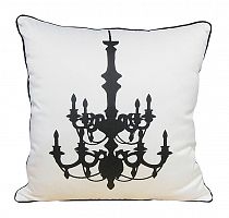 подушка с рисунком канделябра chandelier white в Ижевске