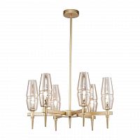 подвесная люстра maytoni lita h002pl-06g янтарная в Ижевске