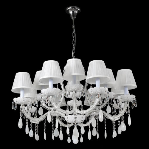 подвесная люстра crystal lux blanca sp12 белая в Ижевске