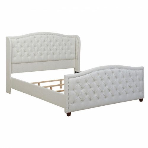 кровать marcella 90х200 белый велюр в Ижевске