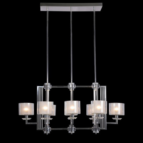 подвесная люстра newport 4408/s chrome в Ижевске