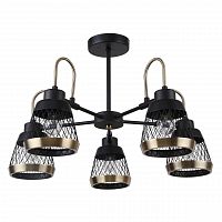потолочная люстра f-promo entresol 2346-5p черная в Ижевске