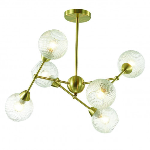 потолочная люстра lumion everly 3752/6c золото в Ижевске