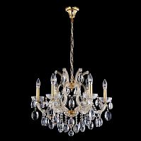 подвесная люстра crystal lux hollywood sp6 gold в Ижевске