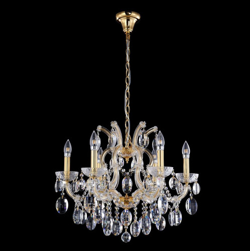 подвесная люстра crystal lux hollywood sp6 gold в Ижевске