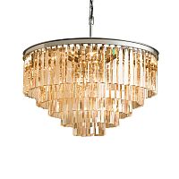 подвесной светильник odeon 10a chrome/amber от delight collection хром/янтарная в Ижевске