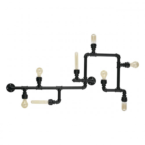 потолочная люстра ideal lux plumber pl8 nero в Ижевске
