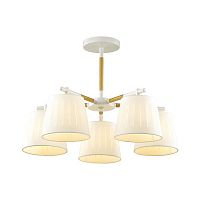 потолочная люстра odeon light nicola 4111/5 белый в Ижевске