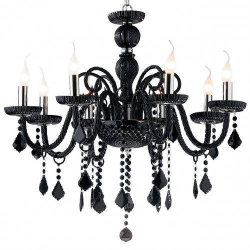 подвесная люстра ideal lux giudecca sp8 nero в Ижевске