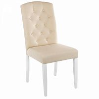 стул деревянный menson white / fabric сream в Ижевске