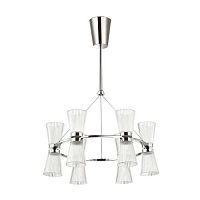 подвесная светодиодная люстра odeon light grana 4013/61l хром в Ижевске