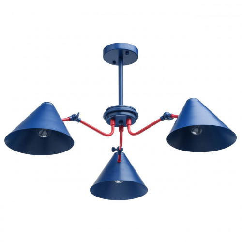потолочная люстра mw-light чили 711011003 синяя в Ижевске