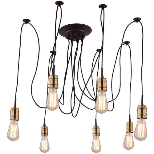 подвесная люстра arte lamp mazzetto a4290sp-7bk в Ижевске