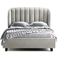 кровать двуспальная 160х200 серая tulip в Ижевске