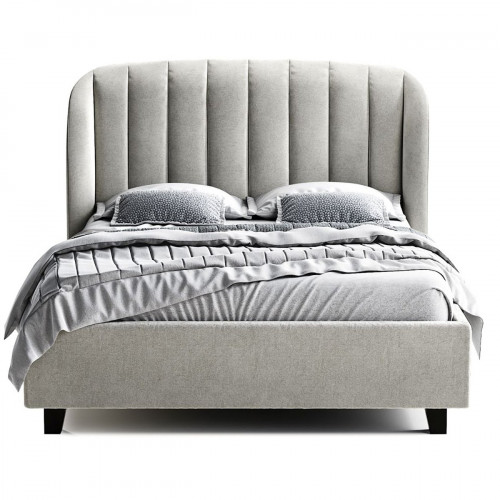 кровать двуспальная 160х200 серая tulip в Ижевске